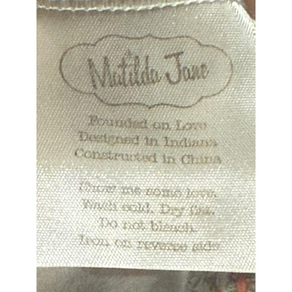 Matilda Jane You & Me Minny Leggings Sz.8 2011 Vintage Floral Ruffle Cuff Pants - Picture 11 of 11